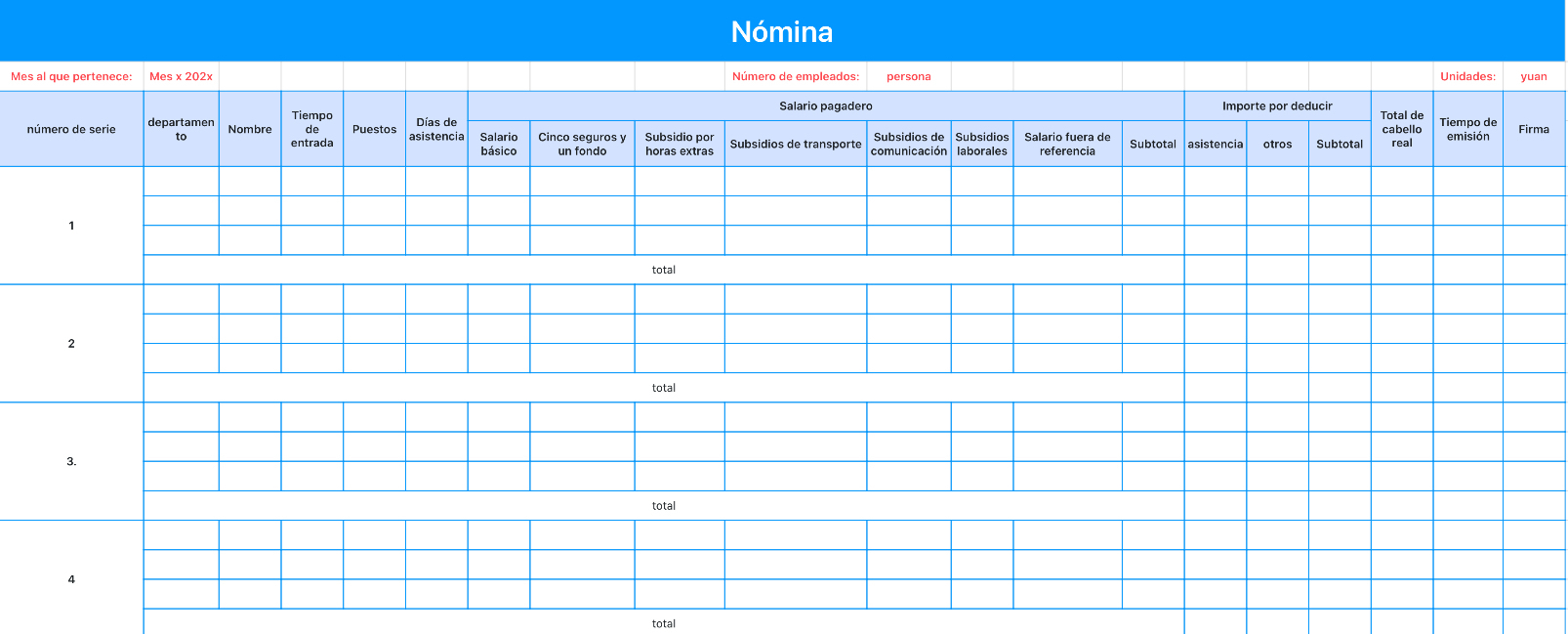 Nómina 4 1